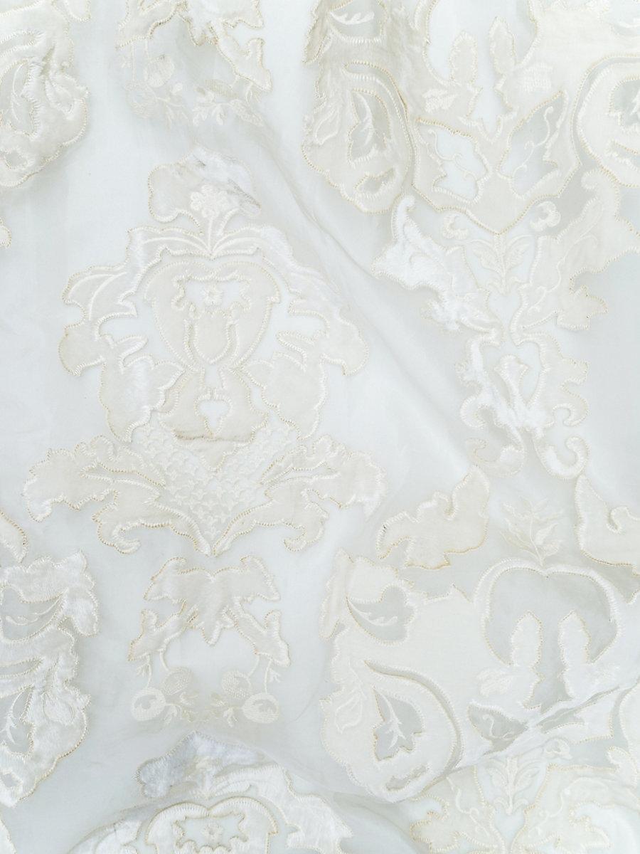 Scalamandre Palazzo Ricci Sheer Ivory Fabric