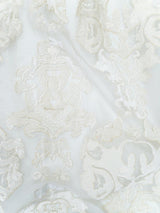 Scalamandre Palazzo Ricci Sheer Ivory Fabric