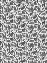 Scalamandre Balinese Peacock Linen Print Lavender Fabric