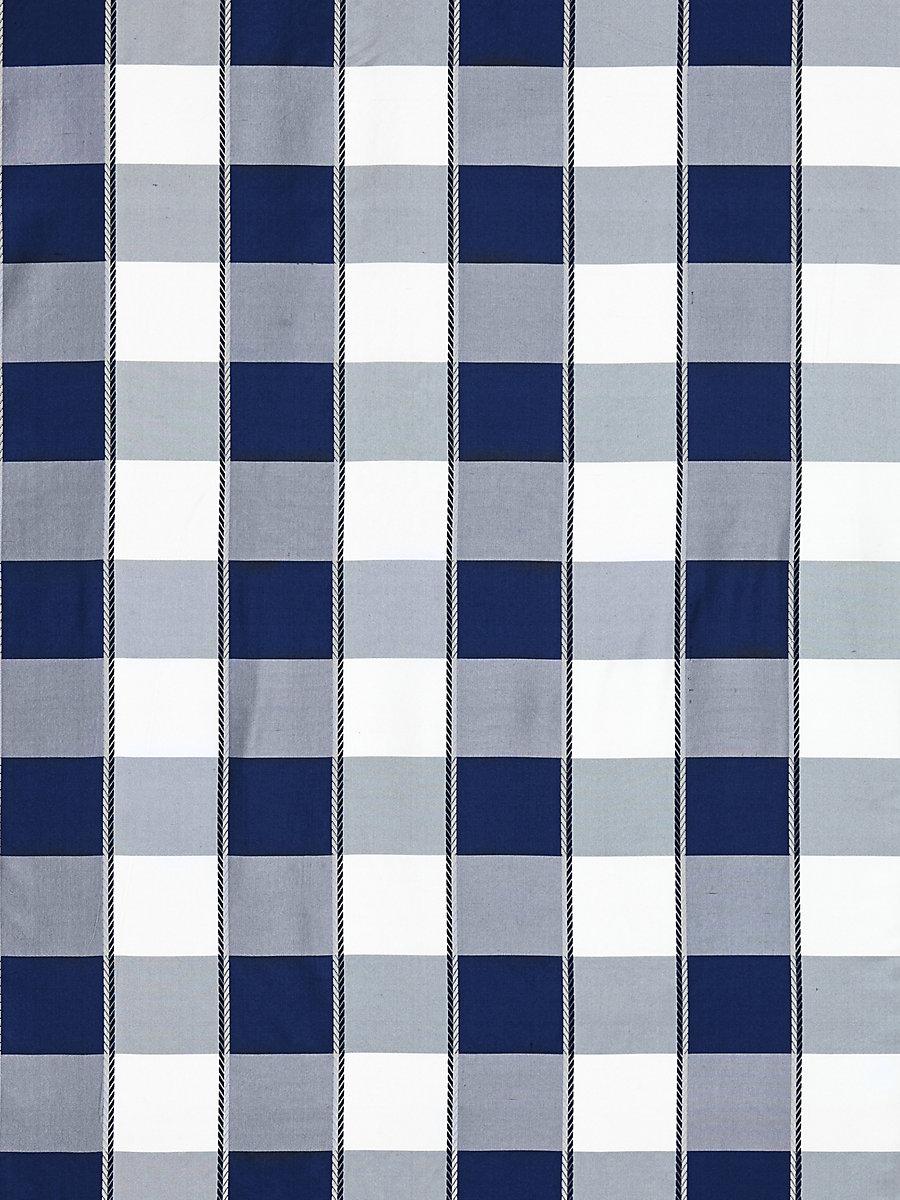 Scalamandre Chelsea Check Navy Fabric