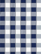 Scalamandre Chelsea Check Navy Fabric