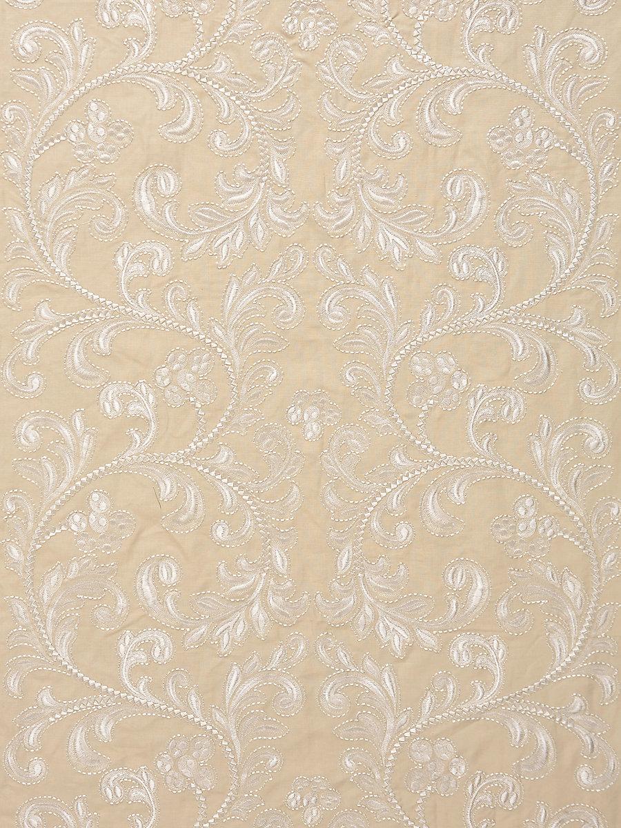 Scalamandre Chiara Embroidery Chardonnay Fabric