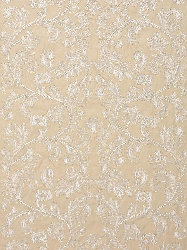 Scalamandre Chiara Embroidery Chardonnay Fabric