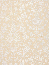 Scalamandre Shalimar Embroidery Sand Fabric