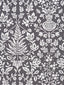 Scalamandre Shalimar Embroidery Charcoal Fabric