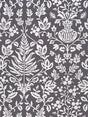 Scalamandre Shalimar Embroidery Charcoal Fabric