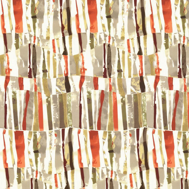 Kasmir Contempo Stripe Berry Fabric