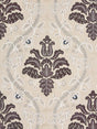 Scalamandre Isabella Embroidery Graphite Fabric