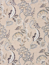 Scalamandre Adara Embroidery Flax Fabric
