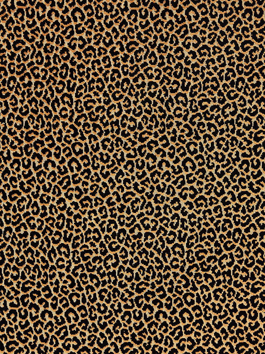 Scalamandre Panthera Velvet Ebony Fabric