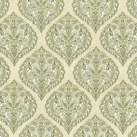 Kasmir Copa Damask Moss Fabric