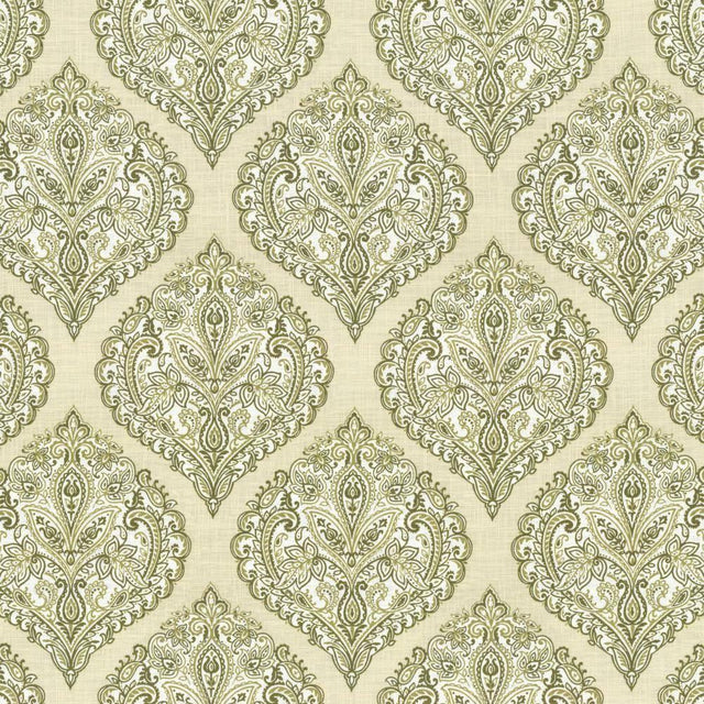 Kasmir Copa Damask Moss Fabric