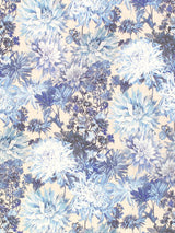 Scalamandre Grey'S Flower Garden Blues Fabric