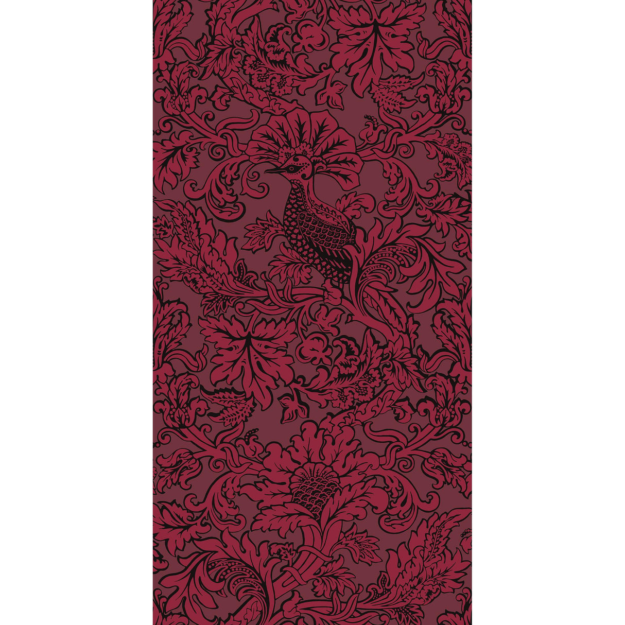 Cole & Son BALABINA VELVET RED Wallpaper