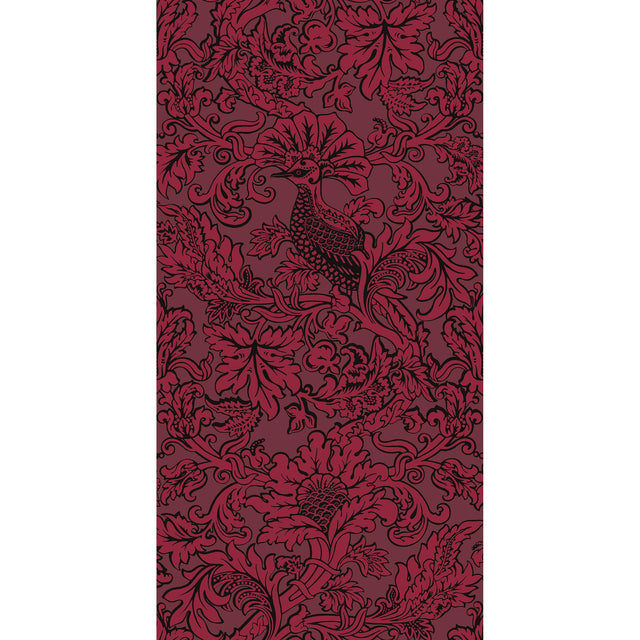 Cole & Son BALABINA VELVET RED Wallpaper