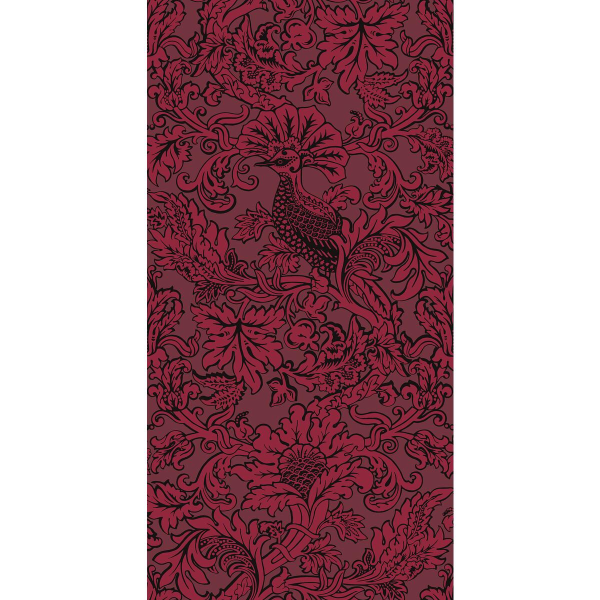 Cole & Son Balabina Velvet Red Wallpaper