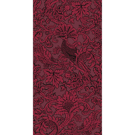 Cole & Son BALABINA VELVET RED Wallpaper