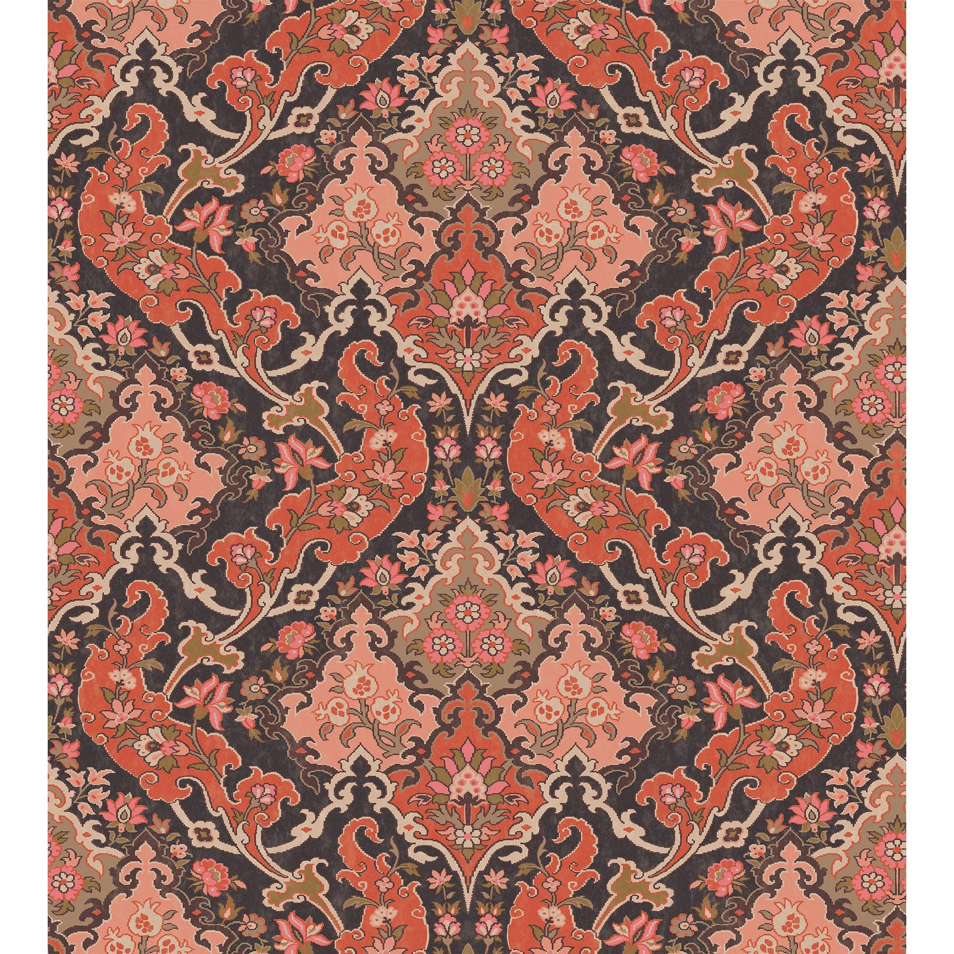 Cole & Son Pushkin Coral Wallpaper