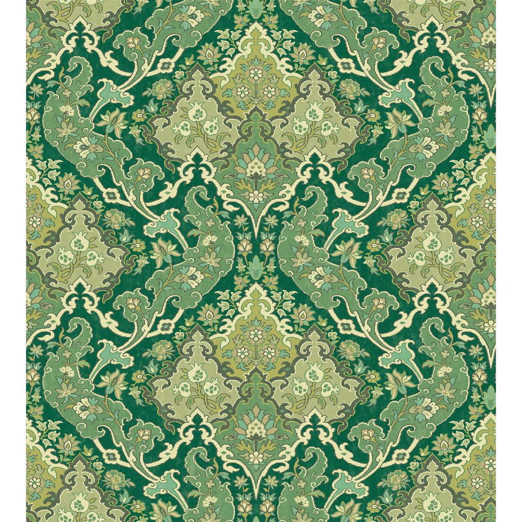 Cole & Son Pushkin Forest Green Wallpaper