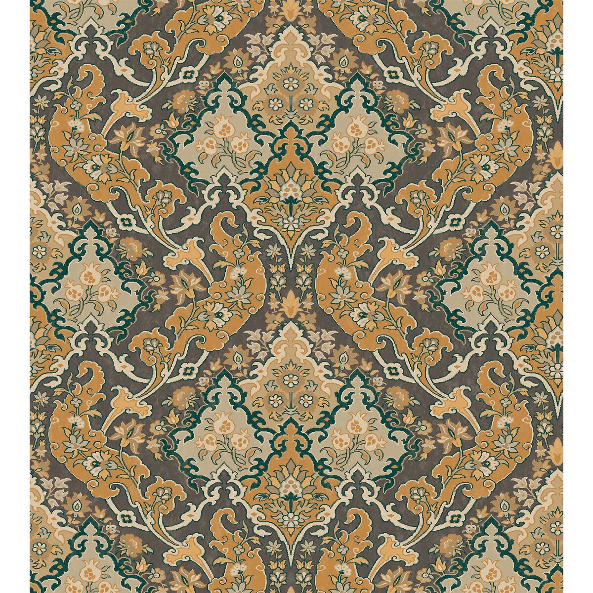 Cole & Son Pushkin Ginger & Charcaol Wallpaper