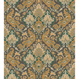 Cole & Son Pushkin Ginger & Charcaol Wallpaper