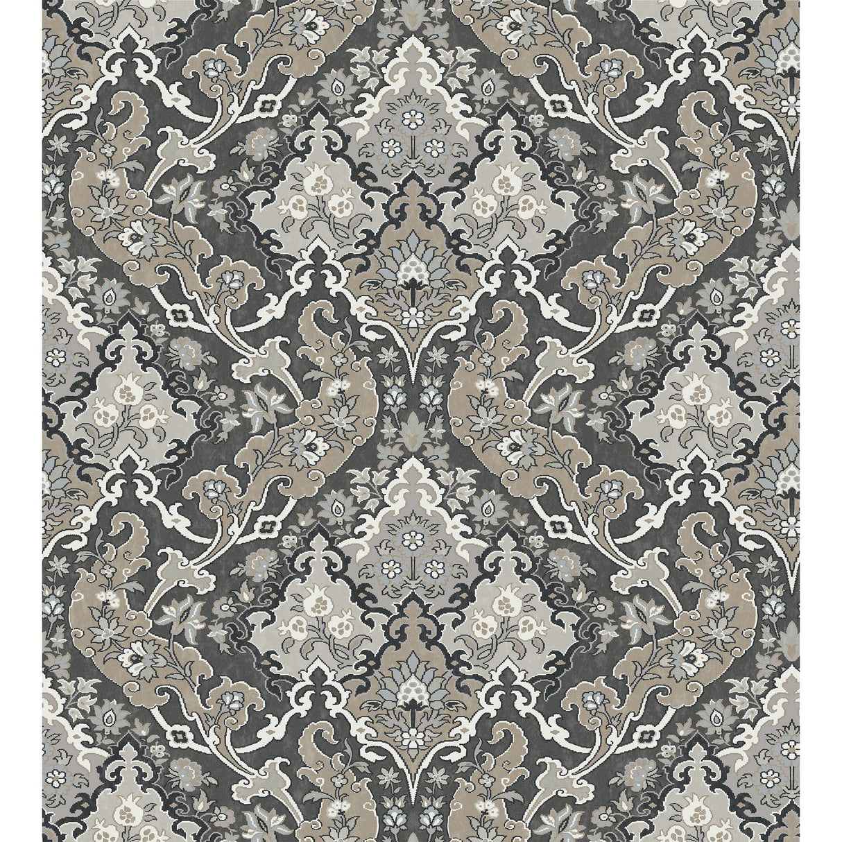 Cole & Son PUSHKIN CHARCOAL Wallpaper