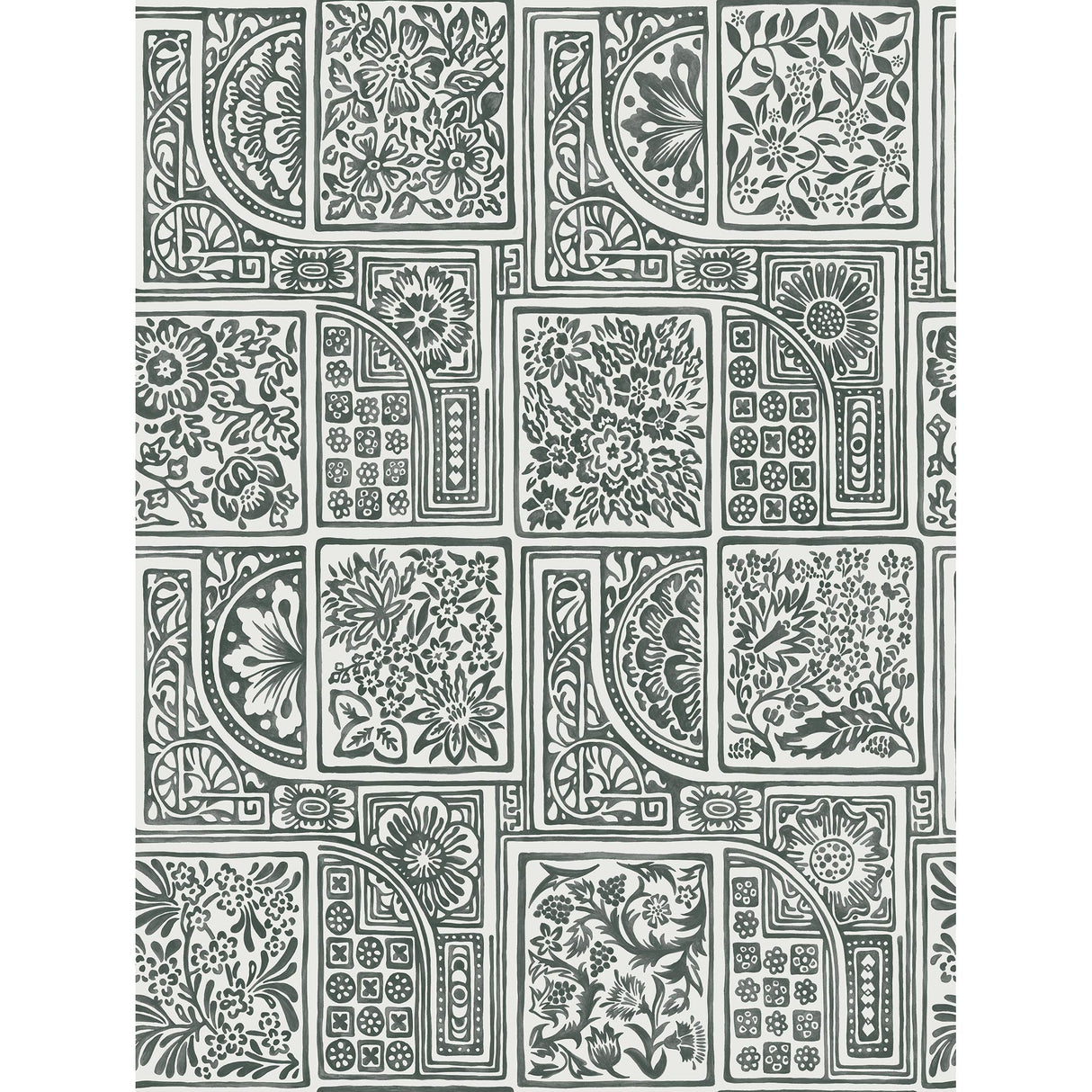 Cole & Son BELLINI BLACK & WHITE Wallpaper
