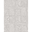 Cole & Son BELLINI GREY & WHITE Wallpaper