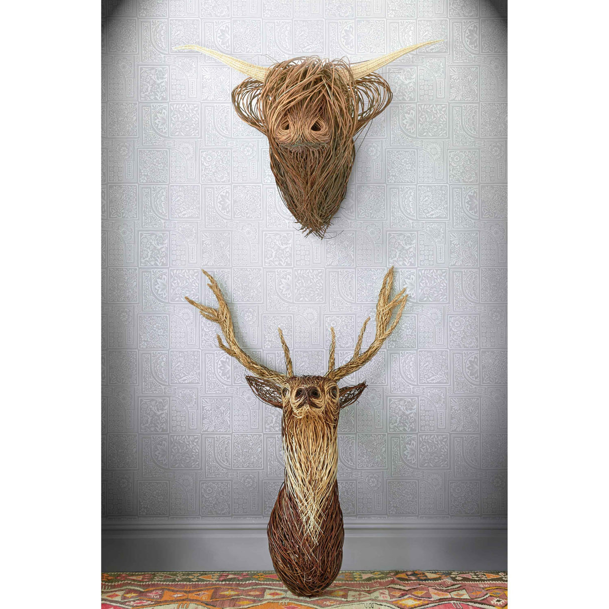 Cole & Son BELLINI GREY & WHITE Wallpaper