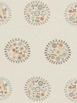 Scalamandre Jessie Embroidery Grey/Multi Fabric