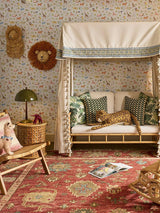 Scalamandre Zebras On Parade Red Fabric