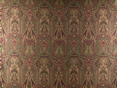 Old World Weavers Cachemire Persiano Marrone Fabric