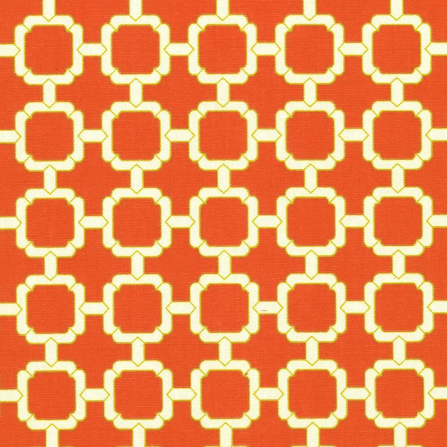 Kasmir Cozumel Fret Coral Fabric