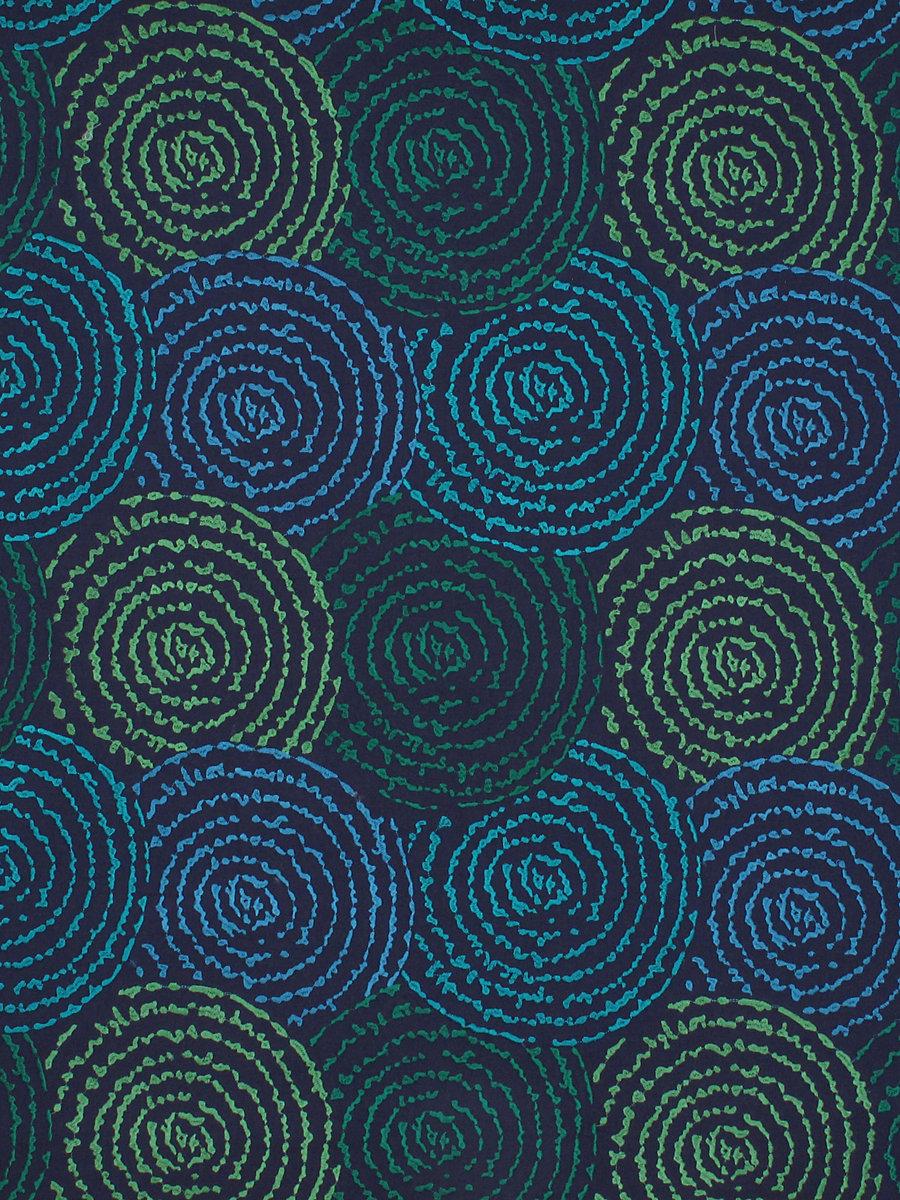 Scalamandre Coriolis Ocean Deep Fabric
