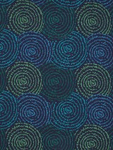 Scalamandre Coriolis Ocean Deep Fabric