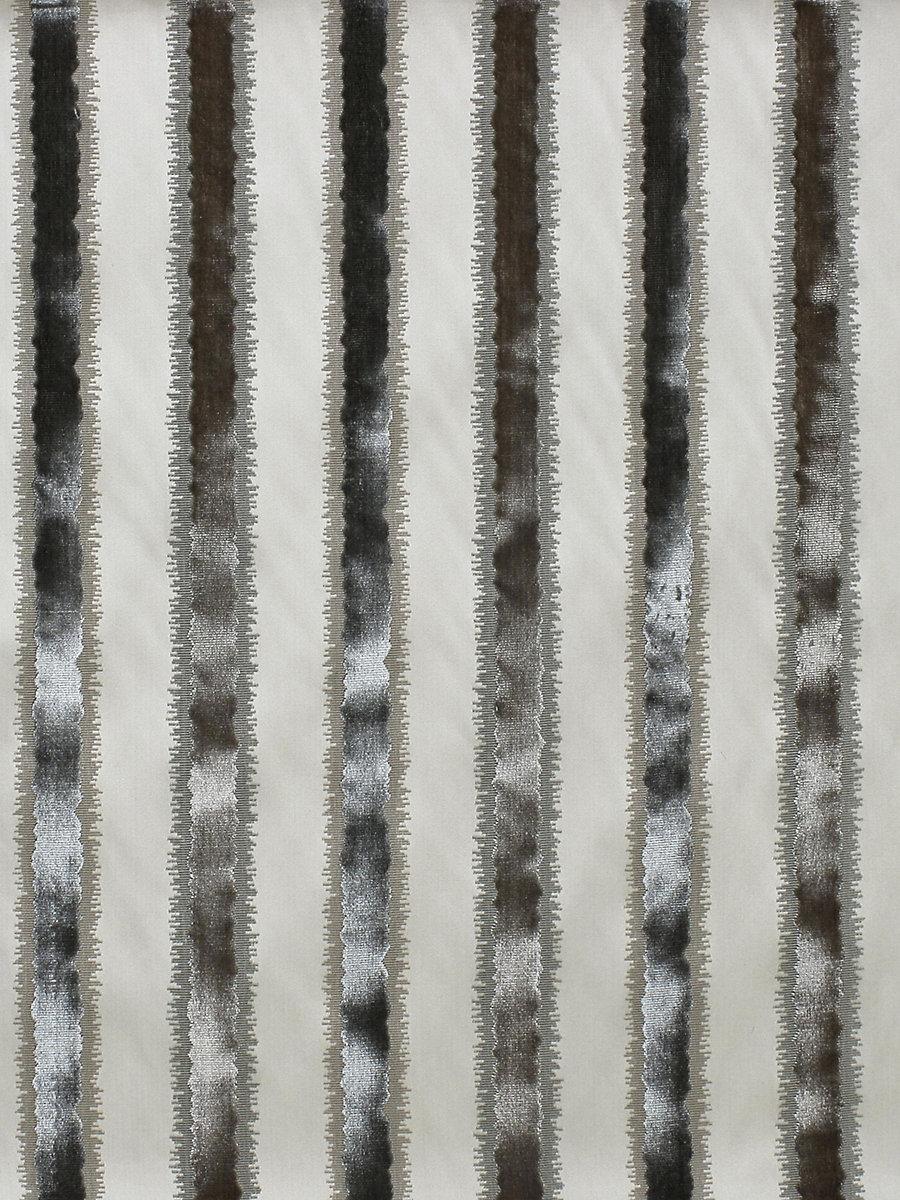 Scalamandre Tai Lao Stripe Slate Fabric