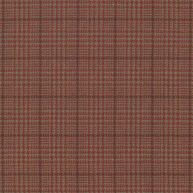 Kasmir Dashing Plaid Rust Fabric