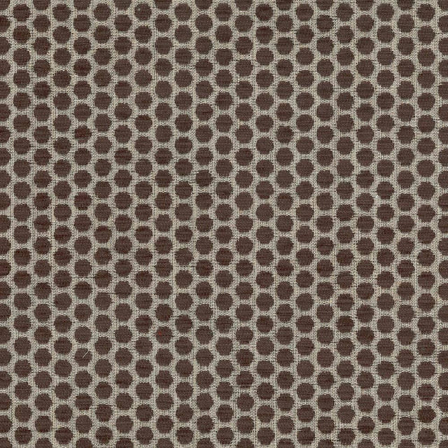 Kasmir Delightful Dots Coffee Fabric