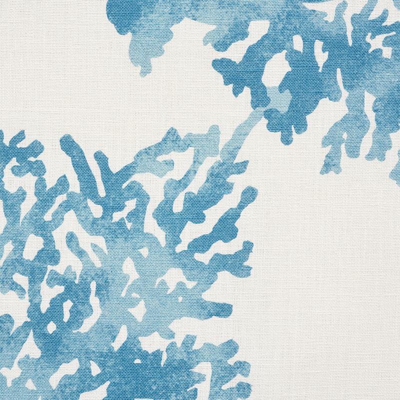 Schumacher Great Barrier Reef Blue Fabric