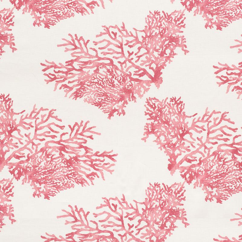 Schumacher Great Barrier Reef Pink Fabric