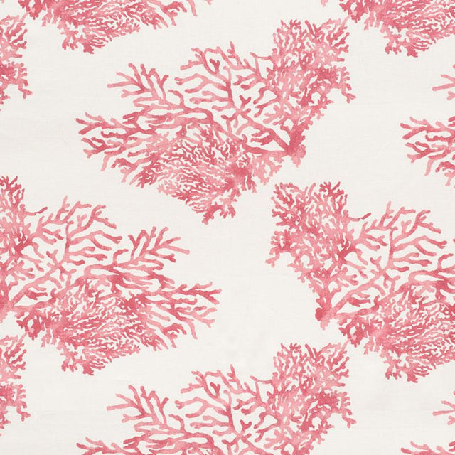 Schumacher Great Barrier Reef Pink Fabric