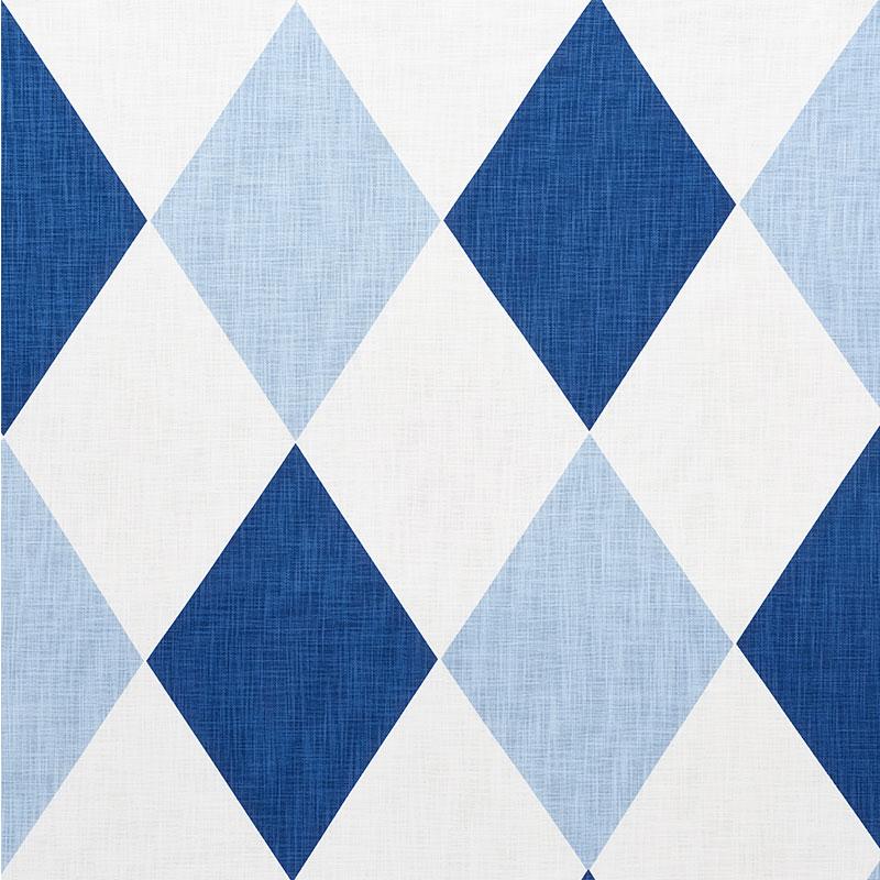 Schumacher Maximus Blues Fabric