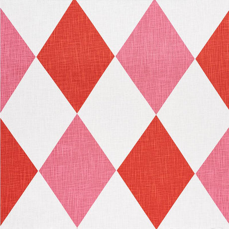 Schumacher Maximus Red & Pink Fabric