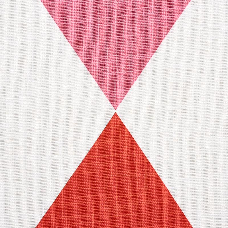 Schumacher Maximus Red & Pink Fabric