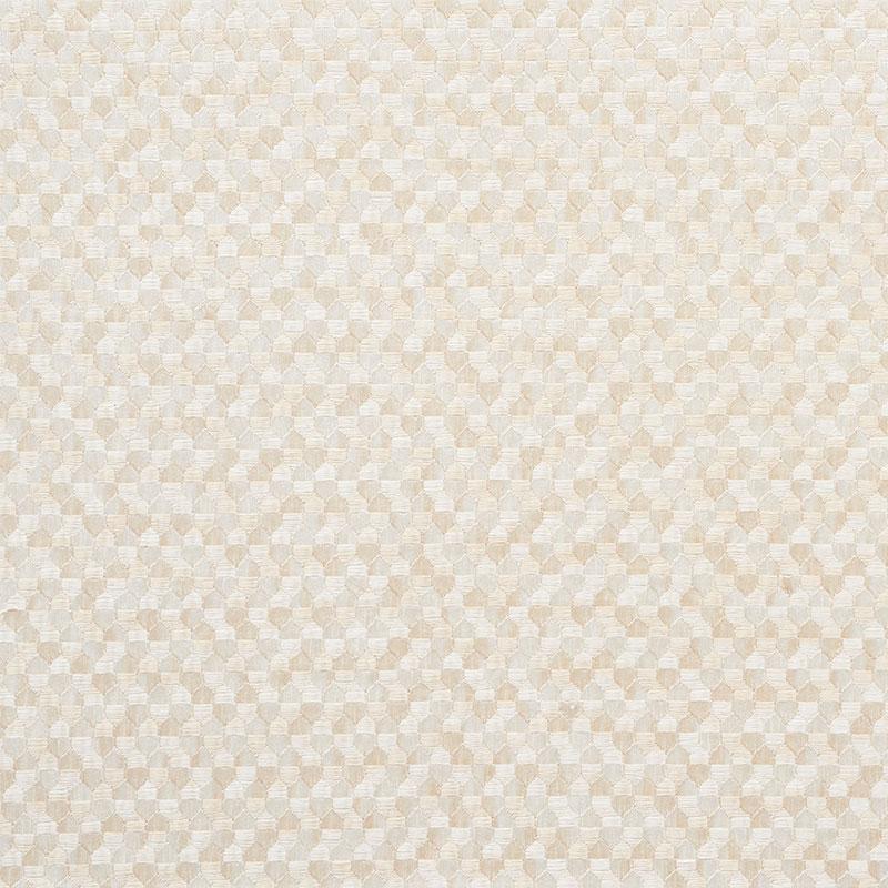 Schumacher Ivins Embroidery Ivory Fabric
