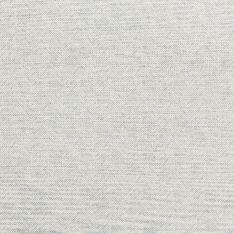Schumacher Caro Herringbone Sky Fabric