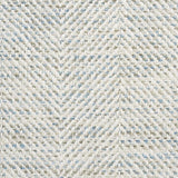 Schumacher Caro Herringbone Sky Fabric
