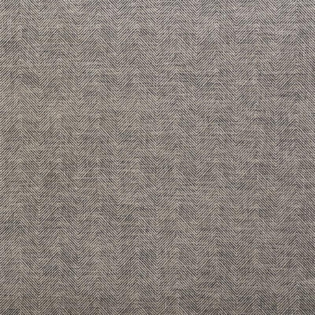 Schumacher Caro Herringbone Charcoal Fabric