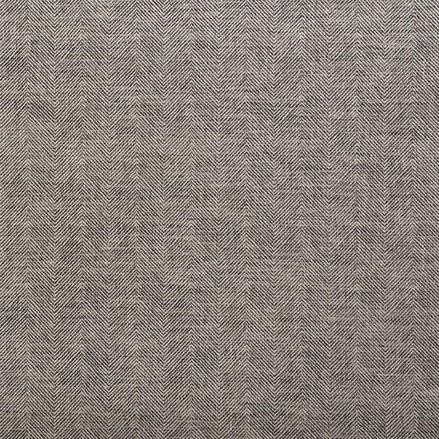 Schumacher Caro Herringbone Charcoal Fabric