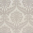 Schumacher Crawford Damask Platinum Fabric